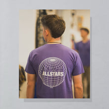 Lade das Bild in den Galerie-Viewer, T-Shirt "Vintage Allstars Pocket Tee" 70er/80er single stitch, lila, M