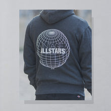 Lade das Bild in den Galerie-Viewer, Fruit of the Loom Hoodie "Vintage Allstars", grau, S/M