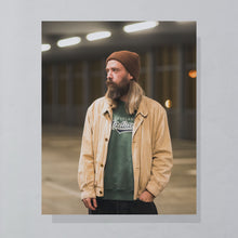 Lade das Bild in den Galerie-Viewer, Crable Sportswear Sweatshirt "Cleveland Indians" 90er, grün, L