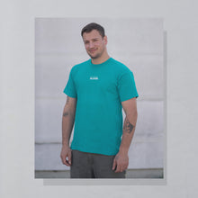 Lade das Bild in den Galerie-Viewer, T-Shirt "Vintage Allstars Merch" 90er Single Stitch, blau, L/XL