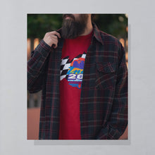 Lade das Bild in den Galerie-Viewer, Disney Sports T-Shirt "Walt Disney Speedway" 1998 single stitch Made in the USA, rot, XL/XXL