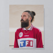 Lade das Bild in den Galerie-Viewer, Adidas Trikot langarm "Coupe de France" 90er Made in England, rot, XL