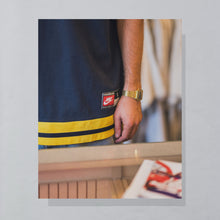 Lade das Bild in den Galerie-Viewer, Nike Team Trikot "Michigan Wolverines" heavy weight 90er, blau, XL