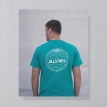 Lade das Bild in den Galerie-Viewer, T-Shirt "Vintage Allstars Merch" 90er Single Stitch, blau, L/XL