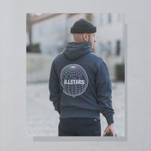 Lade das Bild in den Galerie-Viewer, Fruit of the Loom Hoodie "Vintage Allstars", grau, S/M