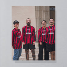 Lade das Bild in den Galerie-Viewer, Umbro Trikot "Vintage Allstars" 90er limitiert, rot/schwarz, L/XL