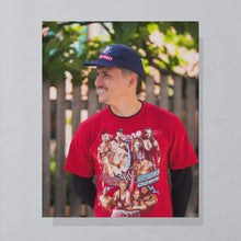 Lade das Bild in den Galerie-Viewer, Mütze "Flying Horse" 00er neu, blau, Einheitsgröße