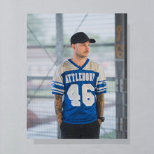Lade das Bild in den Galerie-Viewer, Wilson Trikot "Attleboro Player issue" 00er Made in the USA, blau, S/M