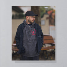 Lade das Bild in den Galerie-Viewer, Disneyland Resort Quarter Zip Hoodie "Epcot Canada", grau, XL