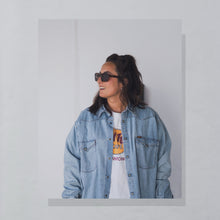 Lade das Bild in den Galerie-Viewer, Rifle Hemd "pearl snap" 00er, blau, XL
