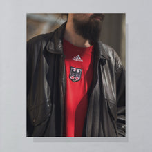 Lade das Bild in den Galerie-Viewer, Adidas T-Shirt "Deutschland" 2005, rot/schwarz, L
