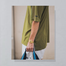 Lade das Bild in den Galerie-Viewer, Nike x Andre Agassi Trikot "Tennis Centerswoosh" 90er Dri F.I.T. Made in El Salvador, grün, XL (tagged L)
