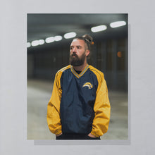 Lade das Bild in den Galerie-Viewer, G-III Sports Windbreaker "Buffalo Sabres" 00er, blau/gelb, L/XL
