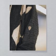 Lade das Bild in den Galerie-Viewer, Carlo Colucci Cardigan Made in Germany 90er, grau/beige, XL
