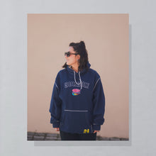 Lade das Bild in den Galerie-Viewer, Chase Authentic Hoodie "Jeff Gordon DuPont" 90er/00er, blau, XL/XXL schmal