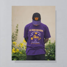 Lade das Bild in den Galerie-Viewer, Jerzees T-Shirt "Parker High School" 90er Single Stitch, Made in the USA, lila, XL
