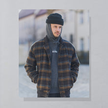 Lade das Bild in den Galerie-Viewer, Fruit of the Loom Hoodie "Vintage Allstars", grau, S/M