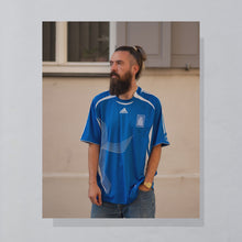 Lade das Bild in den Galerie-Viewer, Adidas Trikot "Nationalmannschaft Griechenland" 2006, blau, XL/XXL