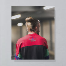 Lade das Bild in den Galerie-Viewer, Adidas Sweatshirt 80er/90er Made in R.S.A., grün/schwarz/rot, XL