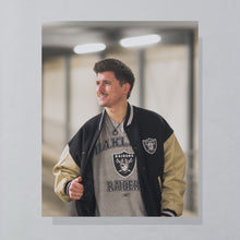 Lade das Bild in den Galerie-Viewer, Nike Team Jacke "Raiders" Made in Canada 90er/00er, schwarz, XL