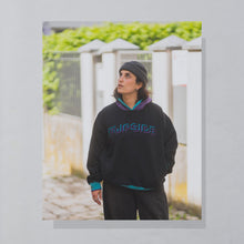Lade das Bild in den Galerie-Viewer, Starter Hoodie "Flipside" 90er, schwarz, L breit