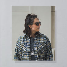 Lade das Bild in den Galerie-Viewer, Boon Pal Flanell Hemd 00er, grün/blau, M/L