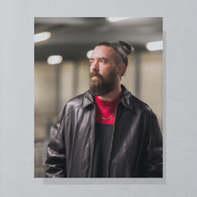 Lade das Bild in den Galerie-Viewer, Emidio Fucci Sport Lederjacke "echtes Leder" 90er/00er, schwarz, XXL