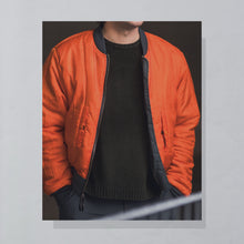 Lade das Bild in den Galerie-Viewer, Mil-Tec Bomberjacke, blau, L