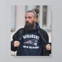 Lade das Bild in den Galerie-Viewer, Jerzees Hoodie "New England Patriots" 00er Made in Mexico, blau, XL