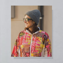 Lade das Bild in den Galerie-Viewer, Rodeo Trainingsjacke 90er, weiß/rot, M/L