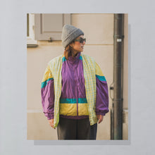 Lade das Bild in den Galerie-Viewer, Rodeo Trainingsjacke 90er, lila, L