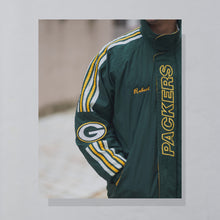 Lade das Bild in den Galerie-Viewer, Starter Jacke "Green Bay Packers/ Robert" 90er, grün, L