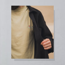 Lade das Bild in den Galerie-Viewer, New Fast Hemd dick "Fleece" 90er, schwarz, L/XL