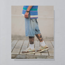 Lade das Bild in den Galerie-Viewer, Enyce Shorts 00er Y2K, blau, 32
