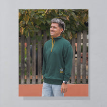 Lade das Bild in den Galerie-Viewer, Game Day Quarter Zip "Green Bay Packers" 80er/90er Made in Korea, grün, L/XL