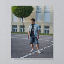 Lade das Bild in den Galerie-Viewer, Levi's Shorts "Jorts" 569, blau, 33