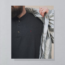 Lade das Bild in den Galerie-Viewer, Polo Ralph Lauren Sweatshirt "Henley" 00er, grau, XL