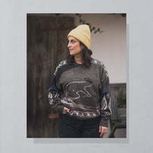 Lade das Bild in den Galerie-Viewer, Hugo Boss Strickpullover "Ski" 90er Made in Germany, grau, L