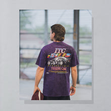 Lade das Bild in den Galerie-Viewer, Oneita Color Wear T-Shirt "International Touring Car Championships" 1996 Made in the USA single stitch, lila, L