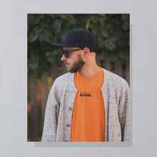 Lade das Bild in den Galerie-Viewer, Fruit of the Loom heavy cotton T-Shirt "Vintage Allstars" 00er Made in El Salvador, orange, L