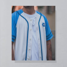 Lade das Bild in den Galerie-Viewer, Starter Trikot "North Carolina Tar Heels" 90er, weiß/blau, XL