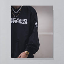 Lade das Bild in den Galerie-Viewer, Nike Team Windbreaker/Sweater "Chicago White Sox" 00er, schwarz, XXL