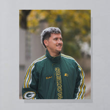 Lade das Bild in den Galerie-Viewer, Starter Jacke "Green Bay Packers/ Robert" 90er, grün, L