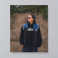 Lade das Bild in den Galerie-Viewer, Fox Hoodie "Logo" 00er, schwarz, XL breit