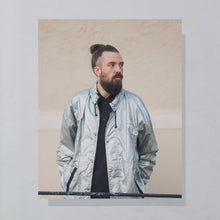Lade das Bild in den Galerie-Viewer, Mercedes-Benz Jacke dünn, 00er, grau/silber, XXL