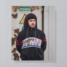 Lade das Bild in den Galerie-Viewer, USA Olympia Hoodie 90er, schwarz, M/L