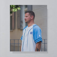 Lade das Bild in den Galerie-Viewer, Starter Trikot "North Carolina Tar Heels" 90er, weiß/blau, XL