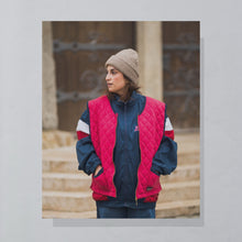 Lade das Bild in den Galerie-Viewer, Starter Trainingsjacke "Atlanta Braves" 90er, blau/rot, L/XL