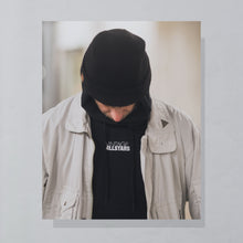 Lade das Bild in den Galerie-Viewer, Fruit of the Loom Hoodie "Vintage Allstars", schwarz, S/M Damen