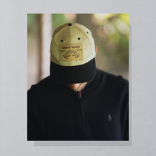 Lade das Bild in den Galerie-Viewer, Mütze "Mountain Trekking" 90er/00er, grün/beige, Einheitsgröße